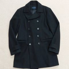 【極美品 M】バーバリーブラックレーベル 幻の 最高級 Pコート 中綿入りウール 極美品 M】バーバリーブラックレーベル 幻の 最高級 Pコート 中綿入り