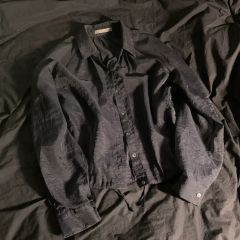 80年代 ヴィンテージ Joanie Char シルクブラウス 長袖 アイボリー 