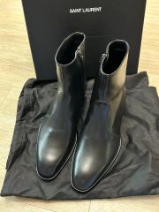 ル*キ様 【希少】SAINT LAURENT RAINER ジップブーツ41 - メルカリ