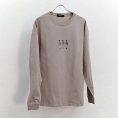 アダムエロペ John Lennon フォトプリント ロングTシャツ ホワイト 