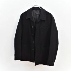 90s ALFANI ウール コート XL ビッグサイズ ブラック 黒 - メルカリ