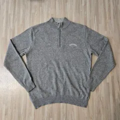 95) Callaway Golf プルオーバー ニット グレー