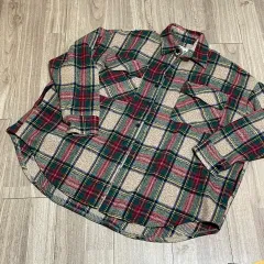 チェック ジャケット 兼 シャツ オーバーサイズ