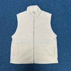 COS コス 白 ボア ベスト Lのサムネイル