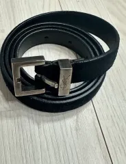 Saint Laurent サンローラン YVES SAINT LAURENT イヴ・サンローラン モノグラム モノグラム ベルト ブラックのサムネイル