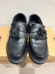 Dr. Martens ブラックフリンジローファー UK4 - メルカリ