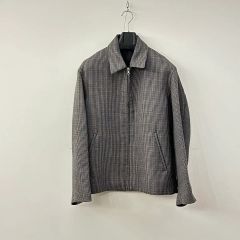 オムプリッセ 2021AW ウールライクプリーツジップアップブルゾン