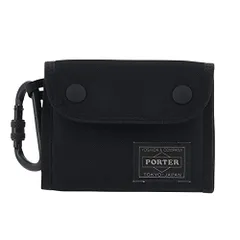 [ポーター] 二つ折り財布 ポーターコンパート メンズ 538-16171 吉田カバン PORTER COMPART 札入れ 小銭入れ 日本製 【10】ブラック@ ef137057