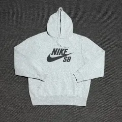 M NIKE ナイキ Sb グレー 起毛 フーディー