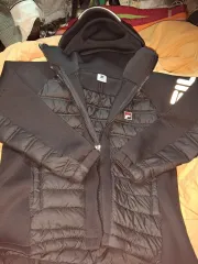 フィラ FILA ブラック ダウン フード ジップアップ 130