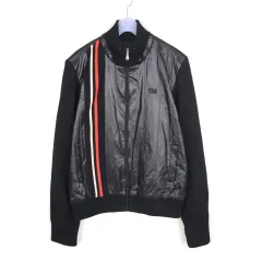FILA フィラ ジップアップニット レディース L ウール ゴルフ カーディガン NG11647のサムネイル