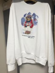 超希少✨ RALPH LAUREN ポロベア 本革 パープルレーベル スウェット 