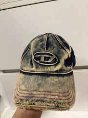H-508 DIESEL C-SEYMON ダメージデニムキャップ ディーゼル - メルカリ