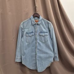 90s☆Levi's リーバイス デニムシャツ L インディゴ 0032 - メルカリ