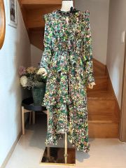 美品✨コルコバード Aminaボウタイドレス ワンピース グリーン 36