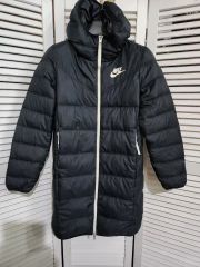 希少 美品 NIKE ベンチコート ダウンジャケット キルティング Aライン 