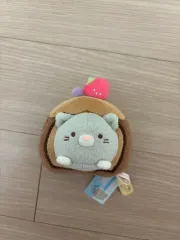 すみっコぐらし ケーキ グレー 猫 ぬいぐるみ