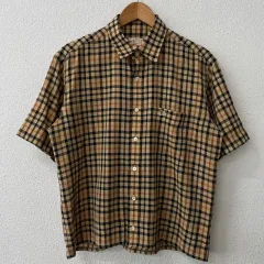 100 DAKS シグネチャー CHECK 半袖 シャツ N2355のサムネイル