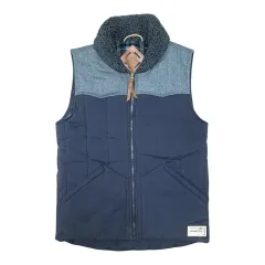 (即配) kangol ウォッシュド ウールブロック ベスト ダウンのサムネイル