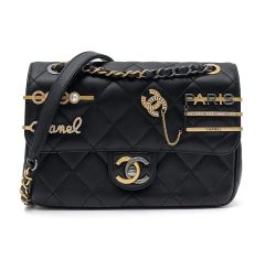 CHANEL ブラック キルティング ショルダーバッグ - メルカリ