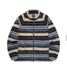 XL) Lee リー パターン フリース ストライプ ジャケットのサムネイル