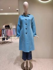 希少☆Dior vintage アルパカ100% フレア ロングコート ブルー - メルカリ