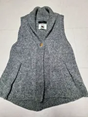 クロロ シスター 日本 ハンドメイド ショールカラー ニットベスト ポール1285のサムネイル