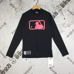 新品 MLB レディース ラッシュガード 長袖 Tシャツ ブラック 90 2100188のサムネイル