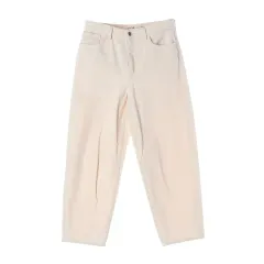 COS テーパード フィット ハイウエスト アンクル クロップド デニム パンツ クリームのサムネイル