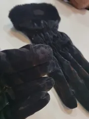 新品裏地ファー手袋