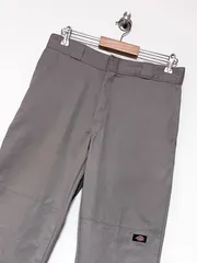 【Dickies】85283 ダブルニーワークパンツ W36 L30 シルバーグレー ディッキーズ 古着