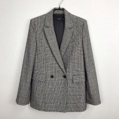 トゥモローランド ガンクラブチェックストレッチ ダブルブレスト