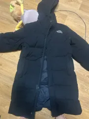 THE NORTH FACE ザノースフェイス ブラック ダウンジャケット ロング丈