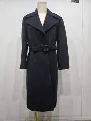 EMPORIO ARMANI エンポリオアルマーニ ブラック ベルト ロング コートのサムネイル