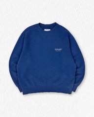 CAHLUMN サーマルクルーネックロンT ブルー XL - メルカリ
