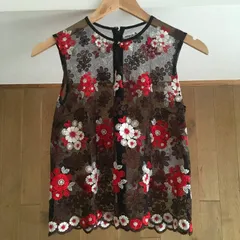 美品 robe de chambre COMME des GARCONS コムデギャルソン　レース　刺繍　トップスAD2000のサムネイル