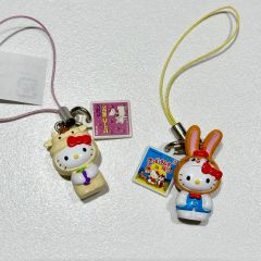 ハローキティ 駄菓子コラボ ストラップ 3個セット - メルカリ