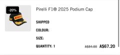 f1 スクーデリア フェラーリ キャップ ラスベガスGP 限定 CAP 2025