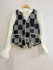 YOSHIKI HISHINUMA ジャケット レース カットワーク 白 - メルカリ