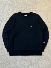希少入手困難】青目USA製 チャンピオン リバースウィーブ 刺繍ロゴ L 