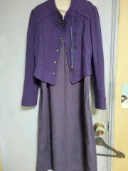 紫色のジャケット Long ONE PIECE セット