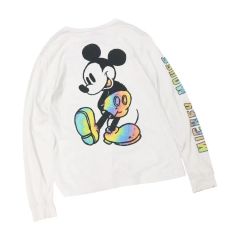 Cotton On/ミッキーマウス バックプリント ロンT【S】長袖 コラボ 