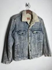 LEVI'S リーバイス オレンジタブ シアリング カラ デニム ジャケット