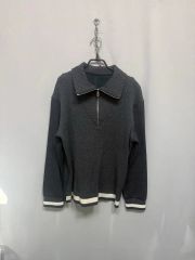 即日発送》LIDNM Si/L V-Neck Knit ICE BLACK - メルカリ