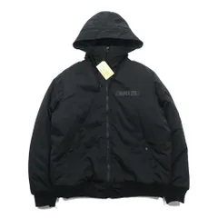 AVIREX フライトジャケット 中綿 フーデッド パディングジャケット L ブラック フード付き 783-4252050 未使用品