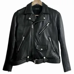 JOURNAL STANDARD ジャーナルスタンダード  羊革 シープスキン レザー ダブル ライダース ジャケット  18-011-400-1200-3-0 レディース S
