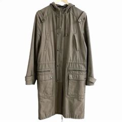 【展示品】グッチ　フーデッドコート　グリーン コットンユーズド加工　737912 GUCCI モッズコート フーデッドコート オリーブ メンズ46 737912