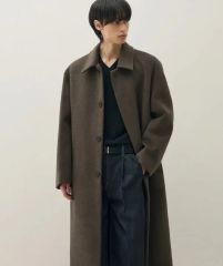 希少カラー マッキントッシュ ウールロングステンカラーコート 38