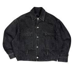 希少 00s OLD UNIQLO コーデュロイ トラッカージャケット ブラック 