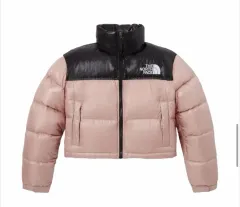 THE NORTH FACE ザノースフェイス Nuptse(ヌプシ) ショート ジャケット パステル ピンク M(90)
